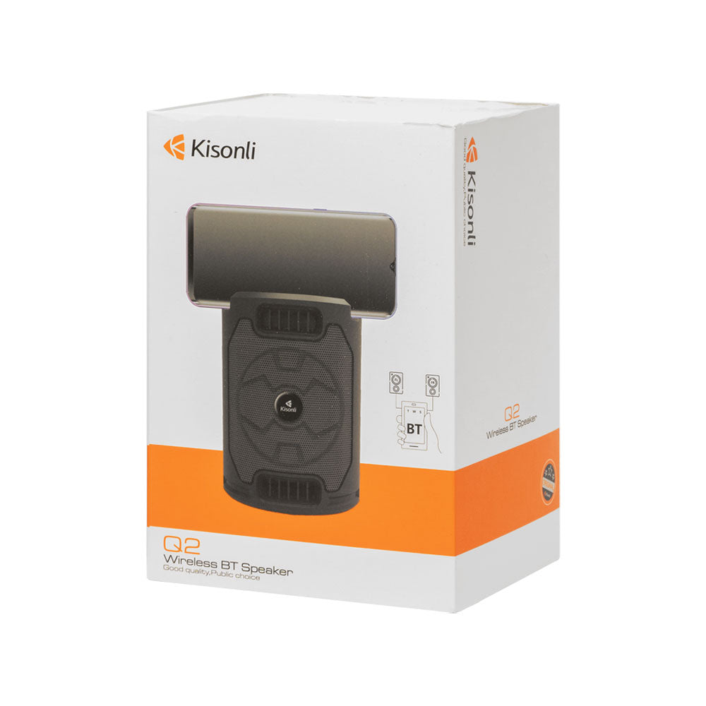 Тонколона Kisonli Q2, Bluetooth, USB, SD, FM, Различни цветове - 22145