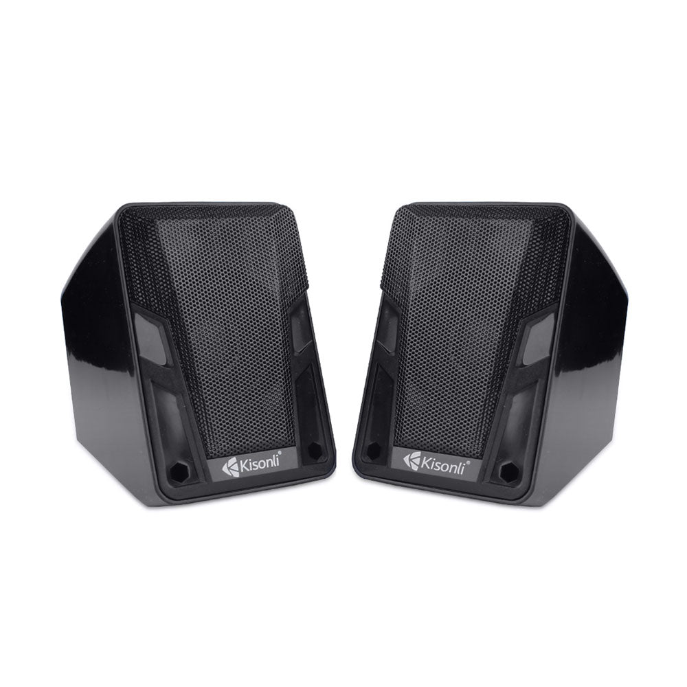 Тонколони Kisonli A-505, 2x3W, USB, Различни цветове - 22159