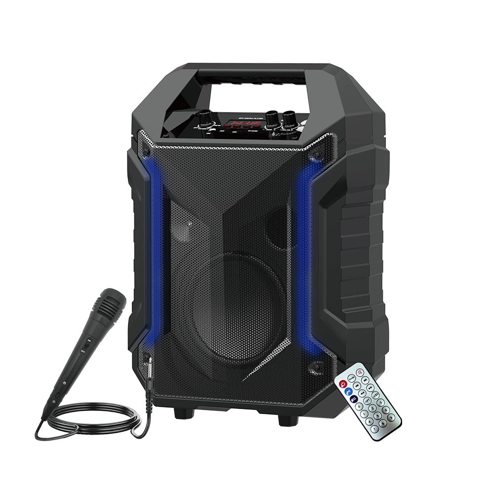 Тонколона Moveteck TF4168, Караоке, Bluetooth, USB, SD, FM, AUX, Черен - 22163