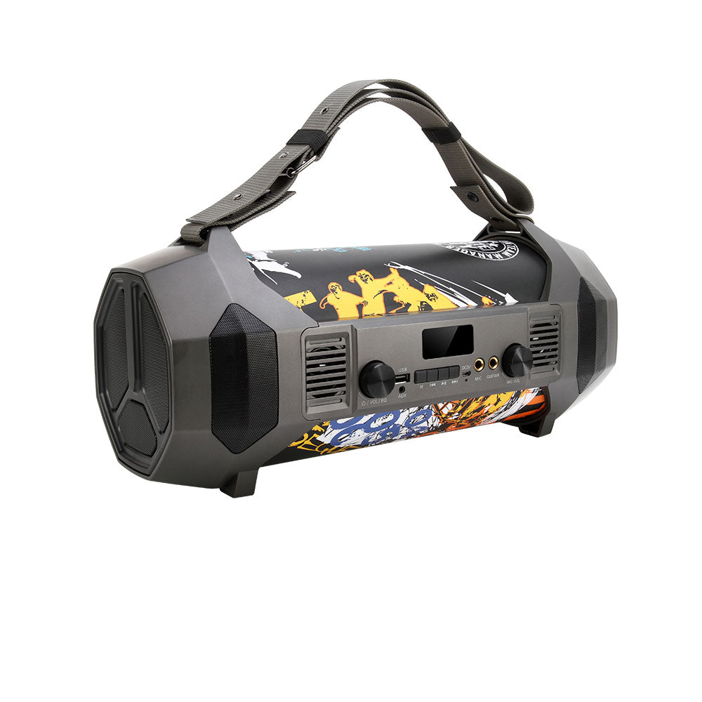 Тонколона Moveteck FT697, Караоке, Bluetooth, USB, FM, AUX, Многоцветен - 22172