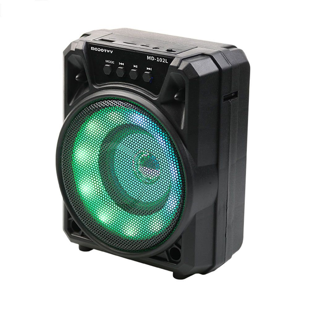 Тонколона Modorwy MD-102L, Караоке, Микрофон, Bluetooth, USB, SD, FM, AUX, Черен - 22176