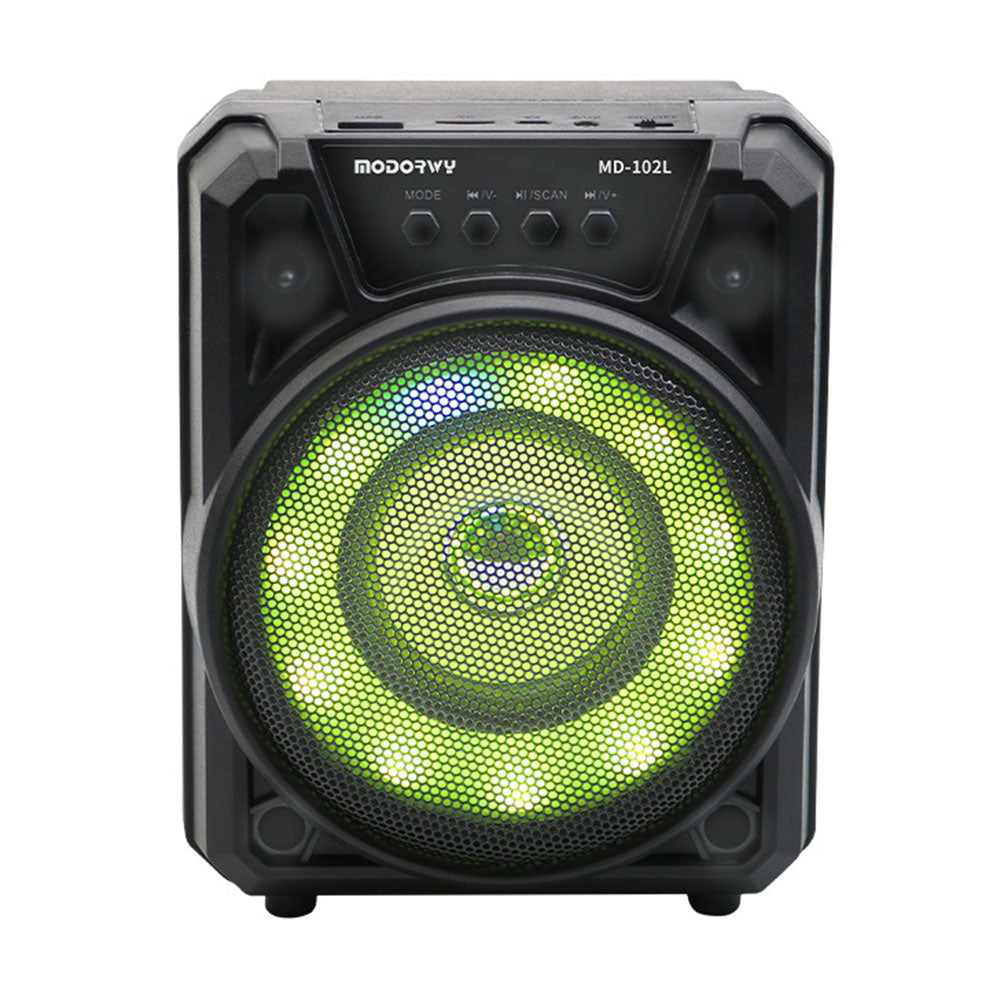 Тонколона Modorwy MD-102L, Караоке, Микрофон, Bluetooth, USB, SD, FM, AUX, Черен - 22176