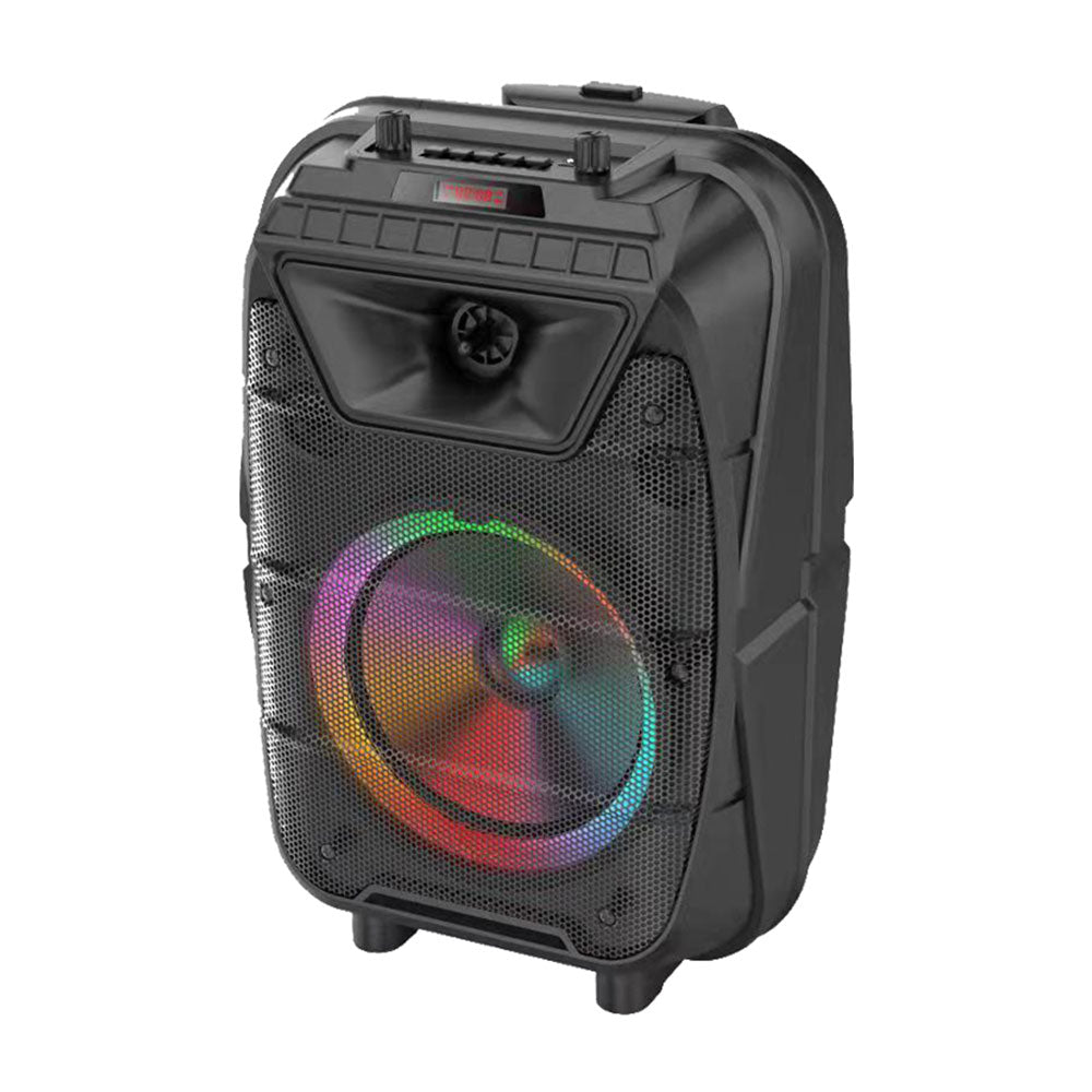 Тонколона Modorwy MD-801Q, Караоке, Микрофон, Bluetooth, USB, SD, FM, AUX, Черен - 22179