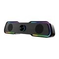 Тонколони Aula N-169B, 2x3W, USB, RGB, Черен - 22187