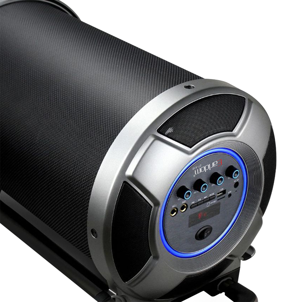 Тонколона Earldom ET-A18, Караоке, Bluetooth, USB, FM, AUX, Микрофон, Черен - 22200