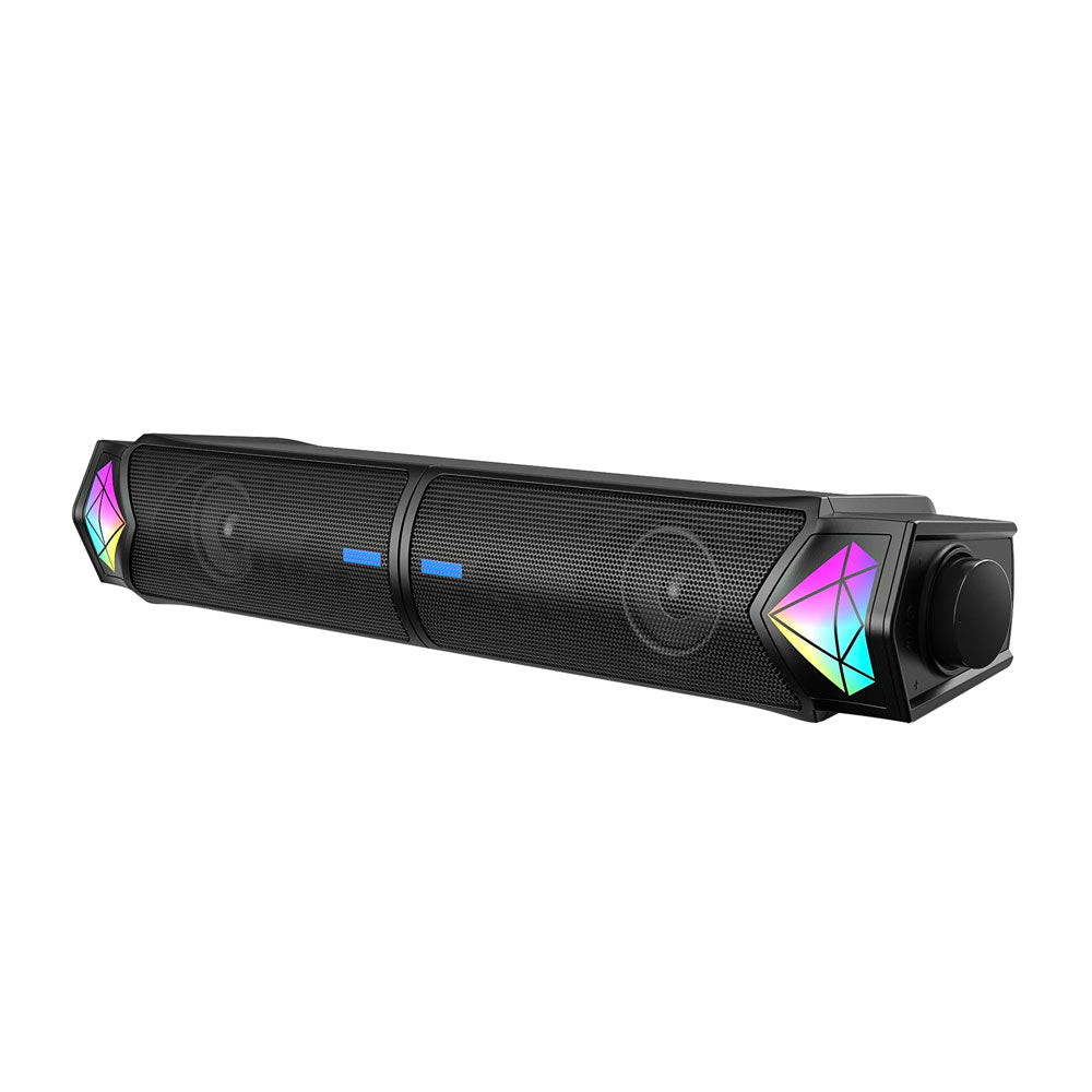 Тонколони Onikuma L1, 2x5W, USB, RGB, Черен - 22217