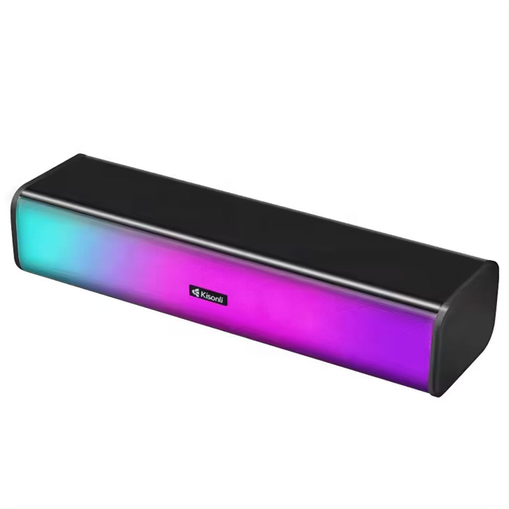 Тонколона Kisonli i-630, Bluetooth, AUX, 2x3W, Черен - 22232