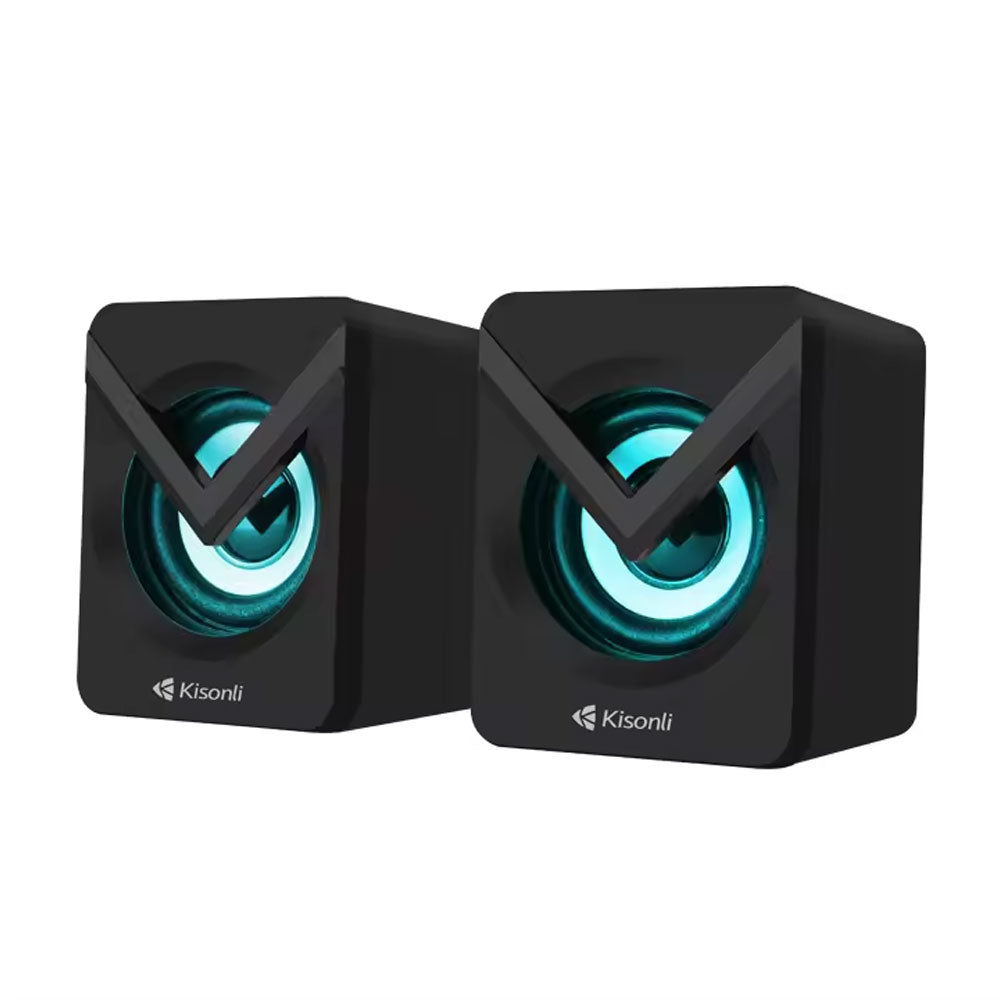 Тонколони Kisonli L-1040, AUX, 2x2.5W, Черен - 22244