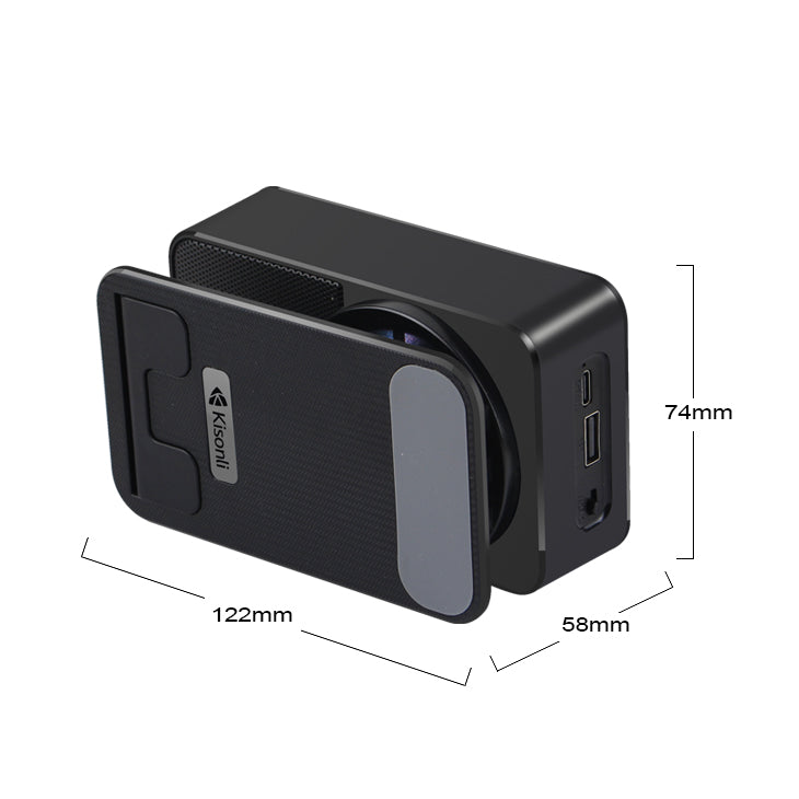 Тонколона със стойка за телефон Kisonli M1 Plus, Bluetooth,  USB, RGB, Различни цветове - 22273