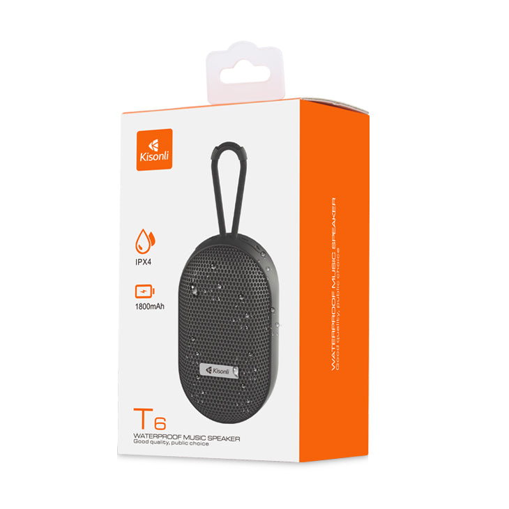 Тонколона Kisonli Т6, Bluetooth, USB, SD, FM, Различни цветове - 22276