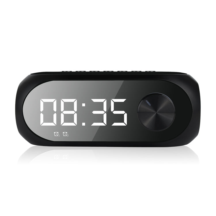 Тонколона Kisonli LP-2S, Bluetooth, Часовник, SD, FM, AUX, RGB, Черен - 22280