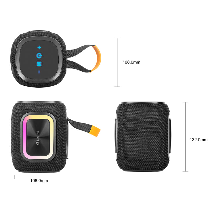 Тонколона Kisonli Q25, Bluetooth, USB, SD, FM, RGB, Различни цветове - 22286