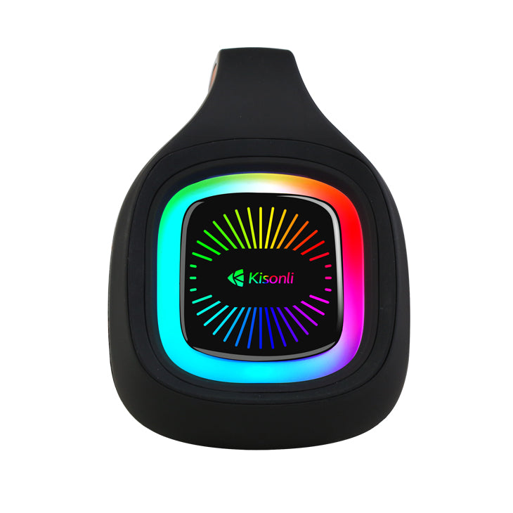 Тонколона Kisonli K12, Bluetooth, USB, SD, AUX, RGB, Черен - 22294