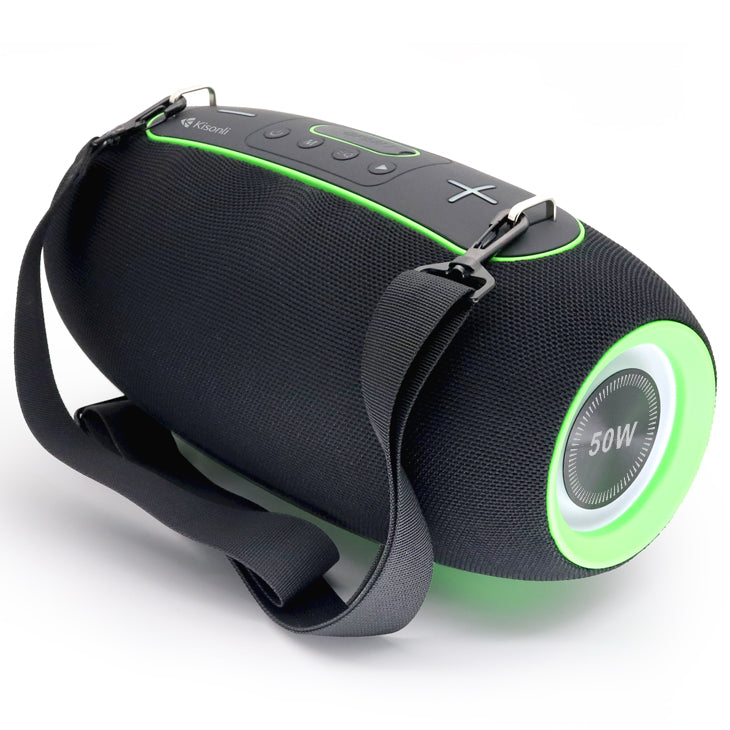 Тонколона Kisonli K8, Bluetooth, USB, SD, AUX, RGB, Черен - 22296