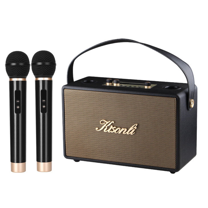 Тонколона Kisonli G101, Караоке, Bluetooth, USB, SD, AUX, Различни цветове - 22300