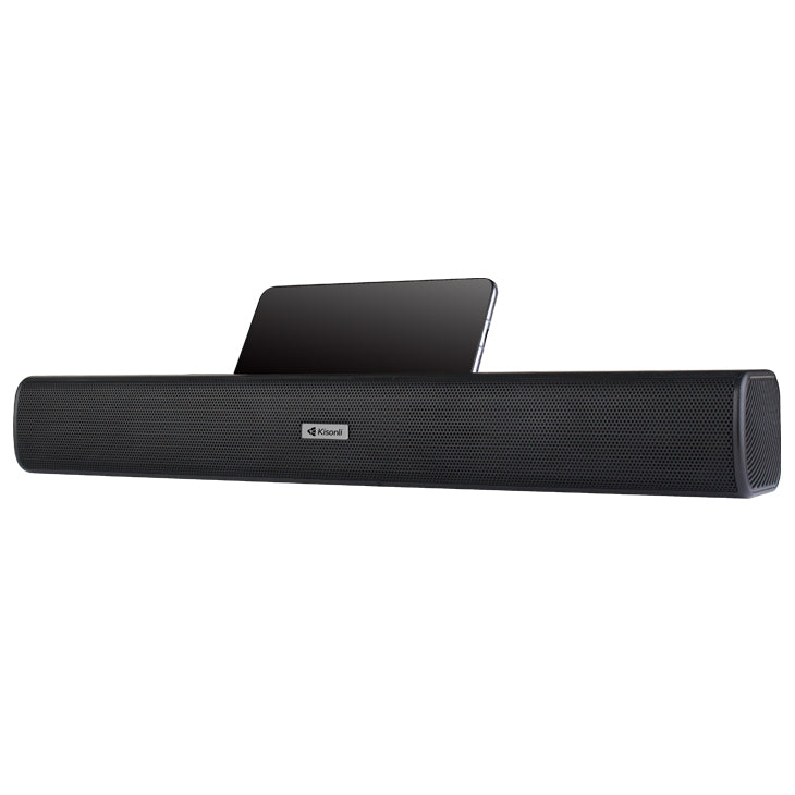 Тонколона Kisonli LED-803, Bluetooth, USB, SD, AUX, FM, Черен - 22315