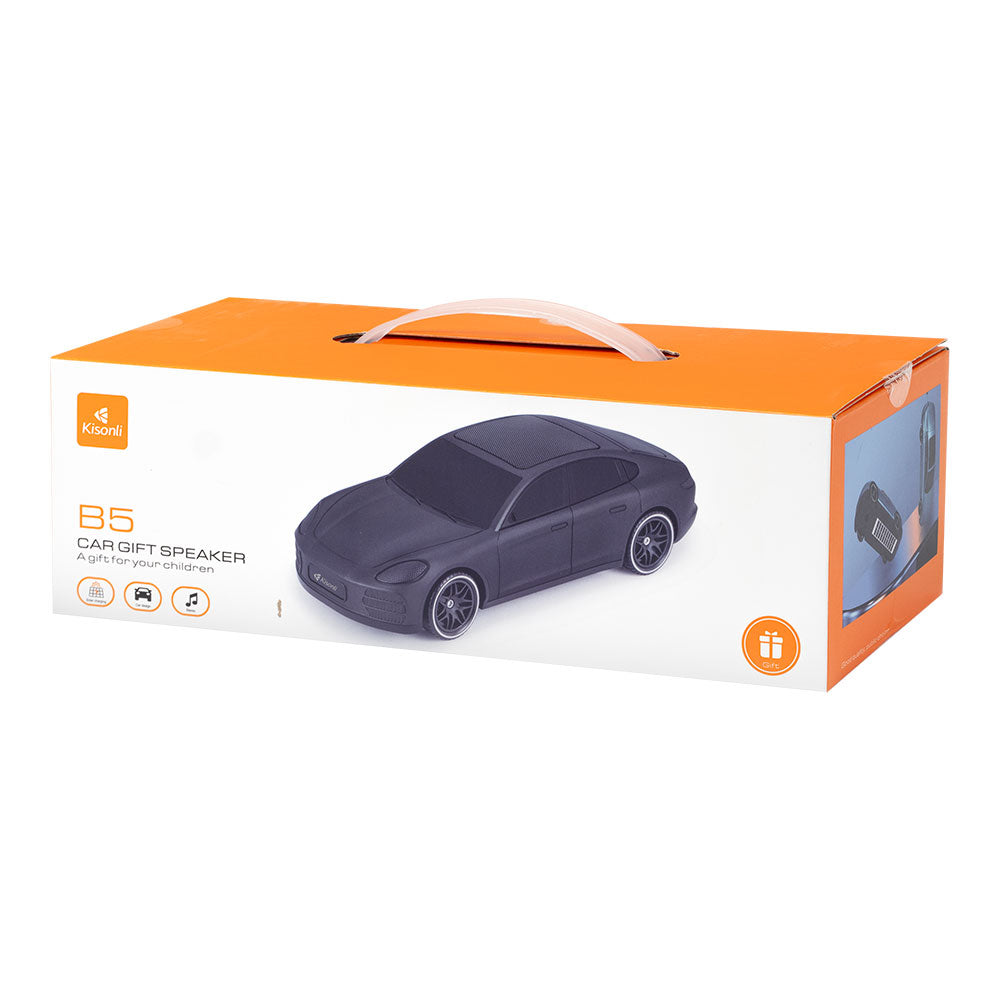 Тонколона Kisonli B5, Bluetooth, Солар, USB, SD, FM, Черен - 22319