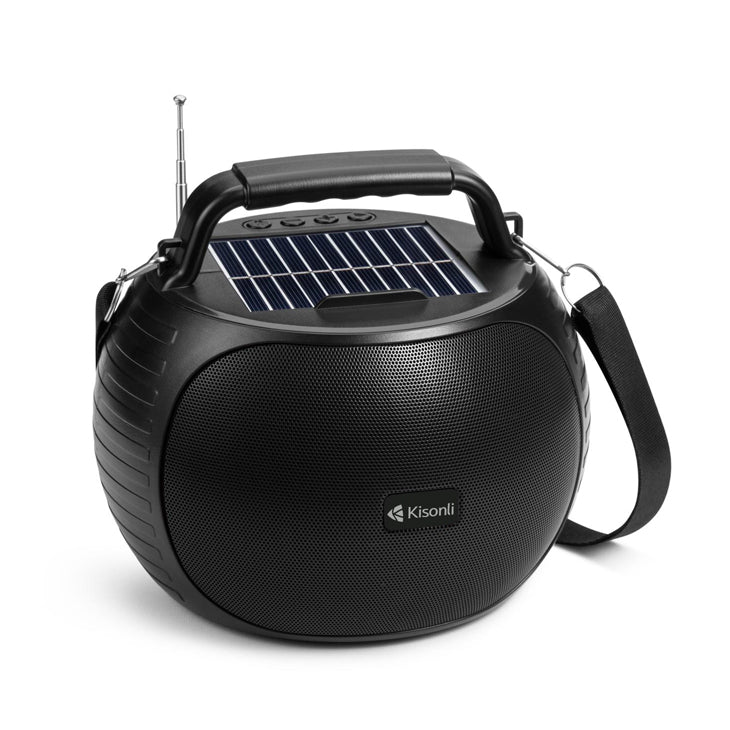 Тонколона Kisonli SC-22, Bluetooth, Солар, USB, SD, AUX, Различни цветове - 22322
