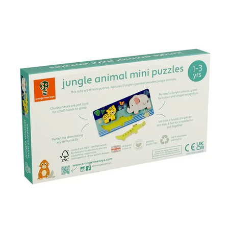 Дървен Пъзел "Животни" - Jungle Animals - снимка 5