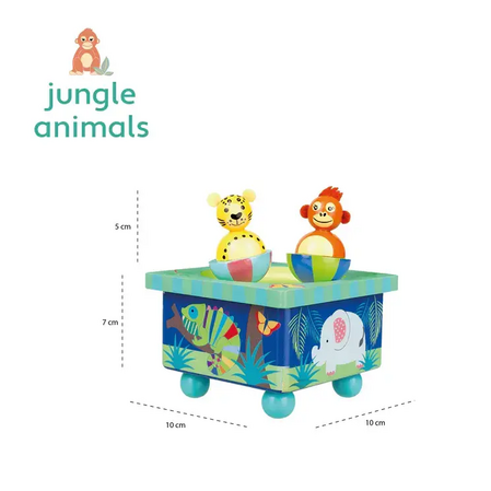 Музикална Кутия "Танцуващи Животни" - Jungle Animals - снимка 3