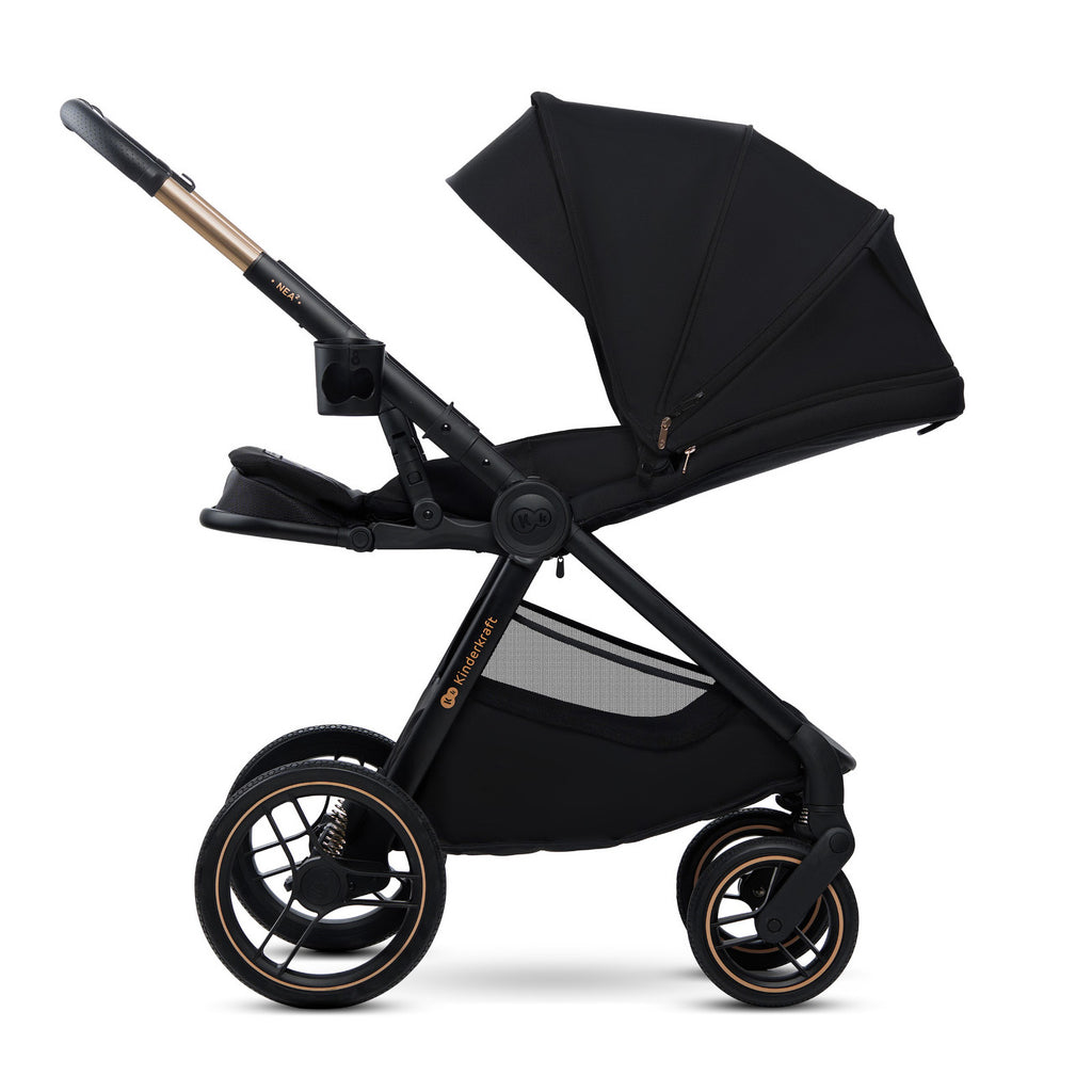 KinderKraft бебешка количка 2в1 NEA 2.0 MIDNIGHT BLACK - снимка 3