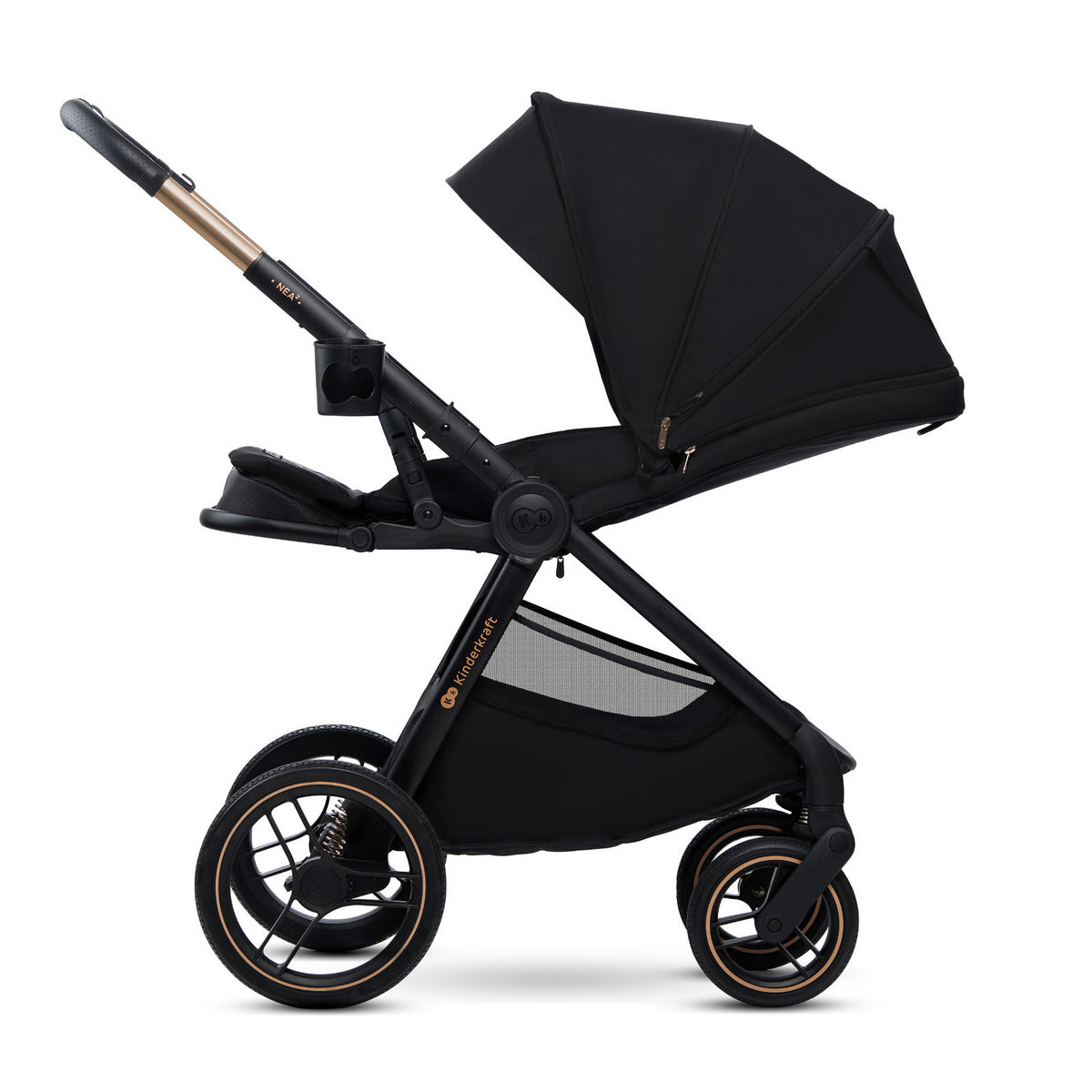KinderKraft бебешка количка 2в1 NEA 2.0 MIDNIGHT BLACK - снимка 3