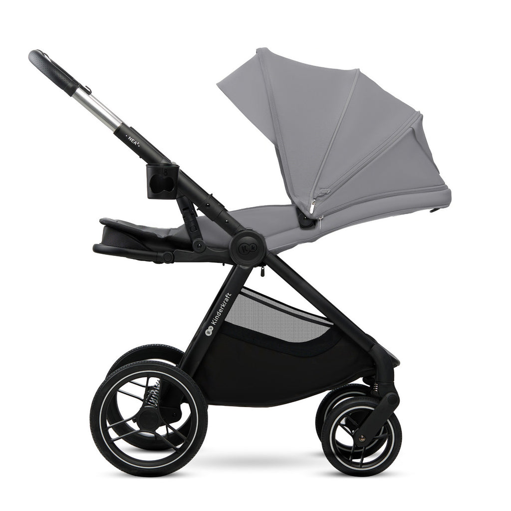 KinderKraft бебешка количка 2в1 NEA 2.0 PLATINIUM GREY - снимка 3