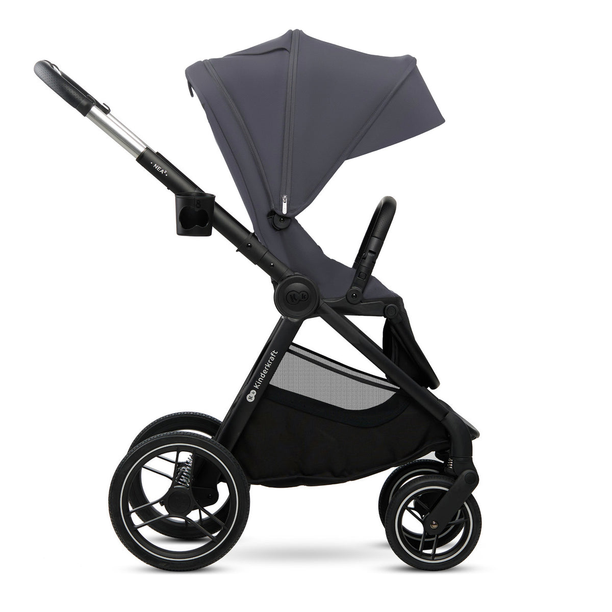 KinderKraft бебешка количка 2в1 NEA 2.0 DEEP GREY - снимка 8