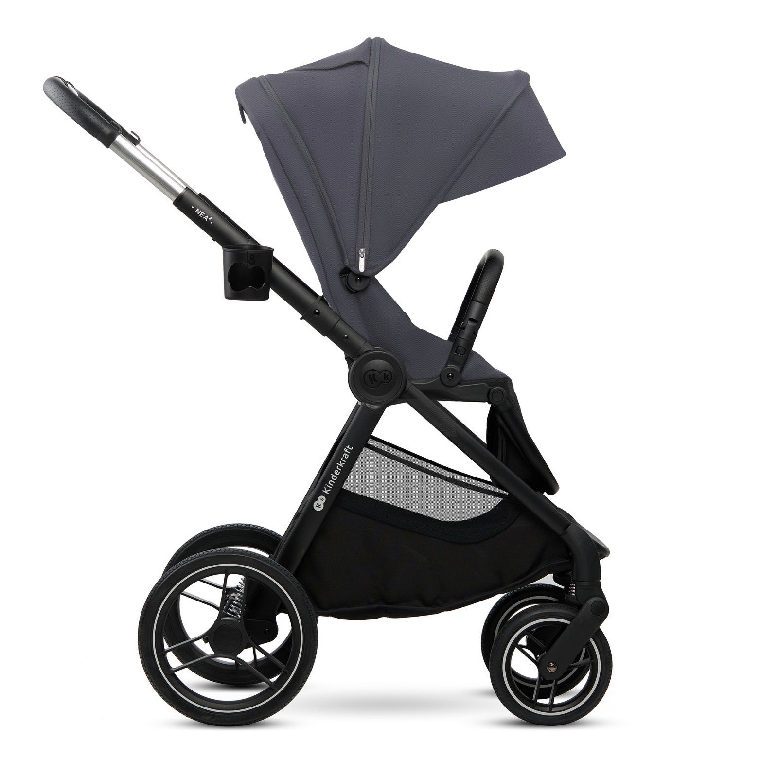 KinderKraft бебешка количка 2в1 NEA 2.0 DEEP GREY - снимка 8