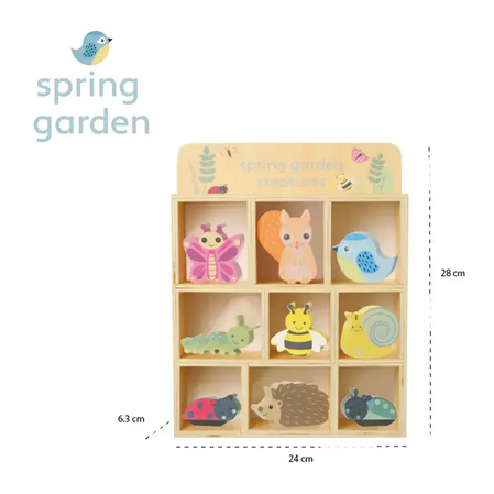 Комплект дървени градиснки животни - Spring Garden - снимка 6