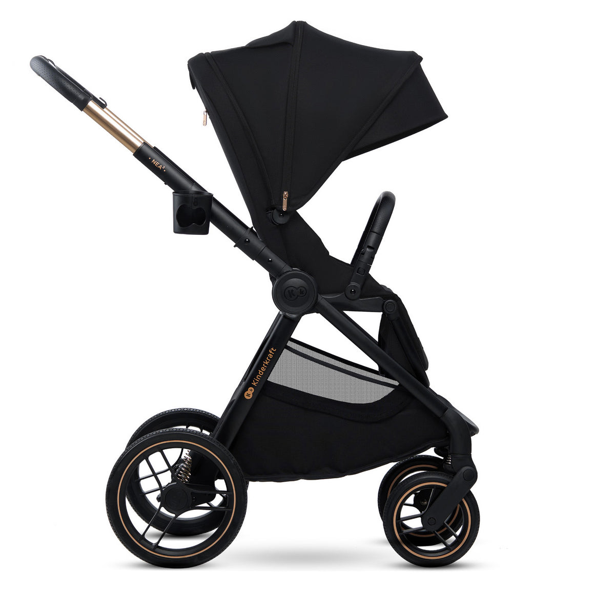 KinderKraft бебешка количка 2в1 NEA 2.0 MIDNIGHT BLACK - снимка 2