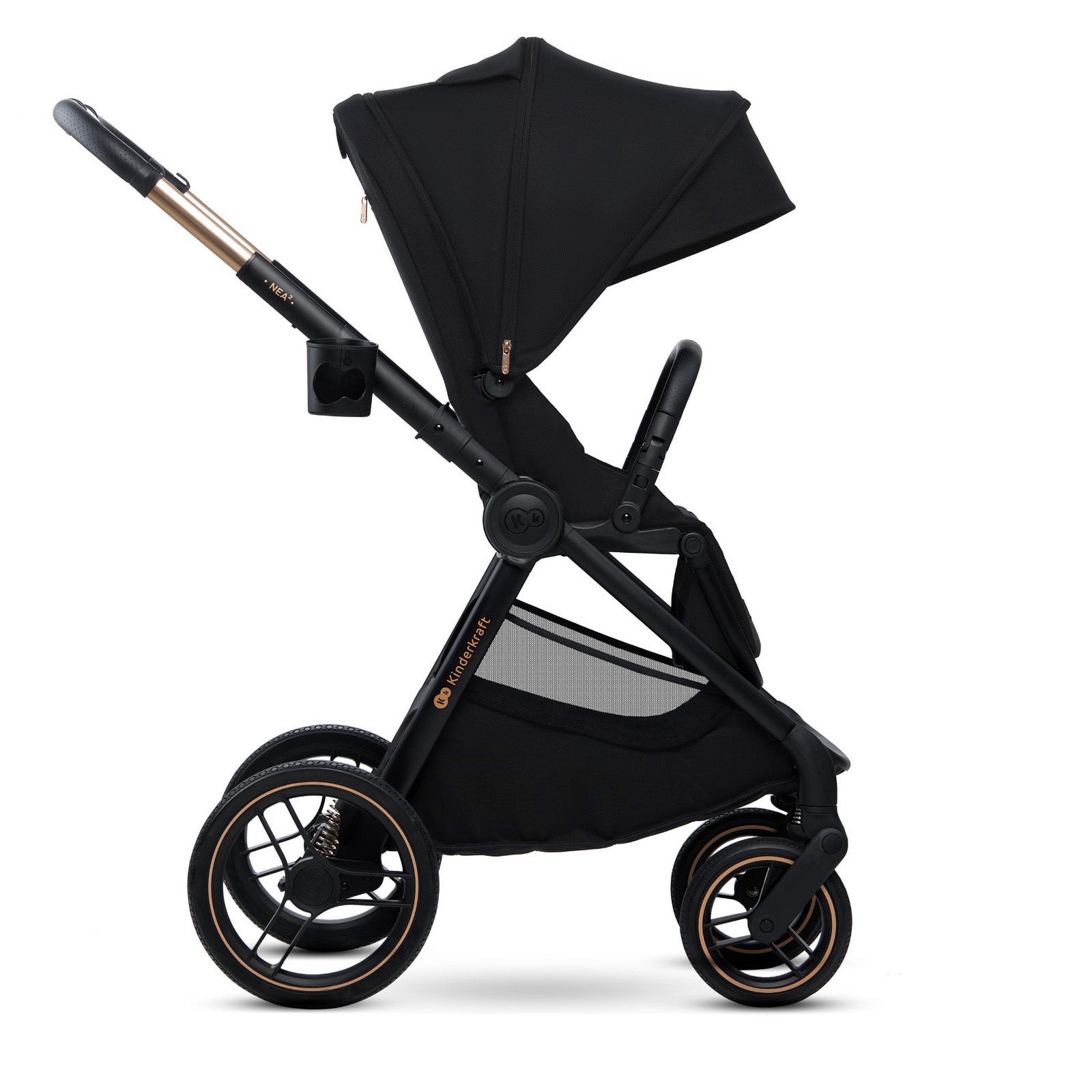KinderKraft бебешка количка 2в1 NEA 2.0 MIDNIGHT BLACK - снимка 2