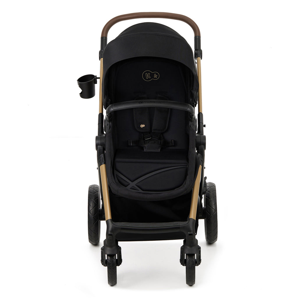 KinderKraft MOOV 2 бебешка количка 3в1 PURE BLACK - снимка 4