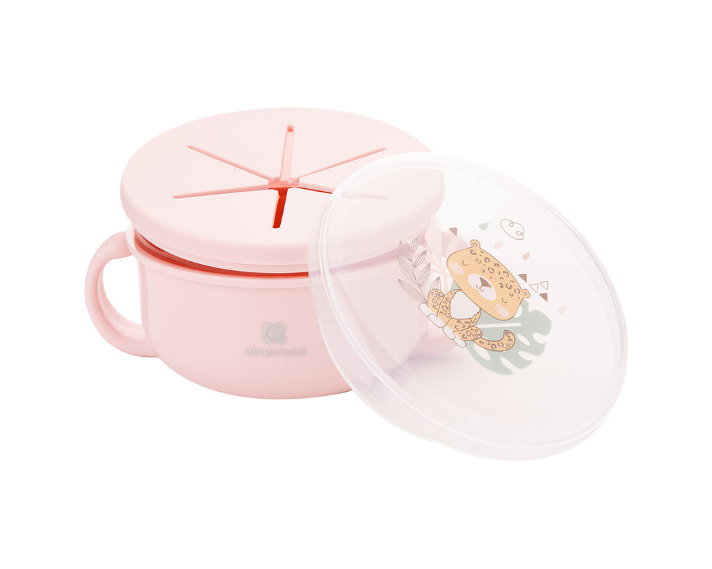 Купа за снак 2в1 Savanna Pink | Kikkaboo