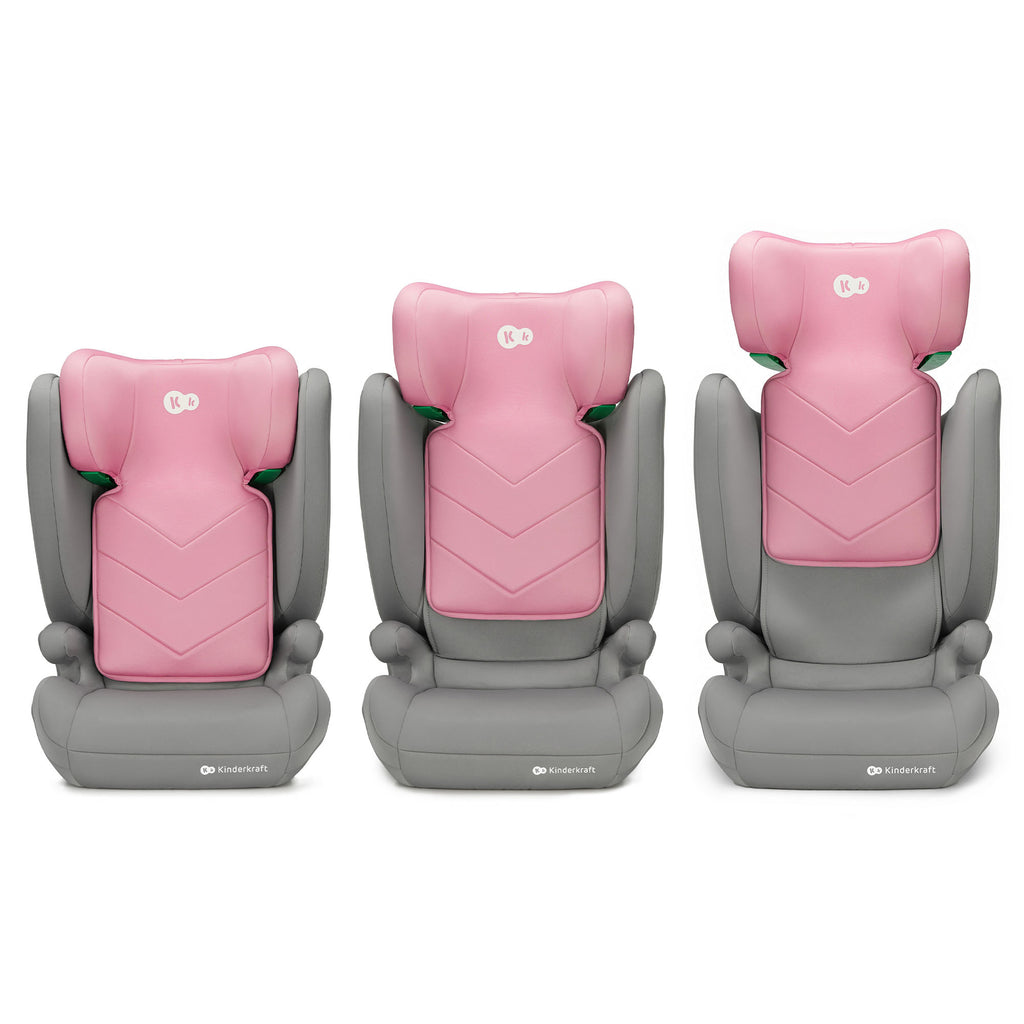 Kinderkraft I-SPARK столче за кола 100-150cm PINK - снимка 7