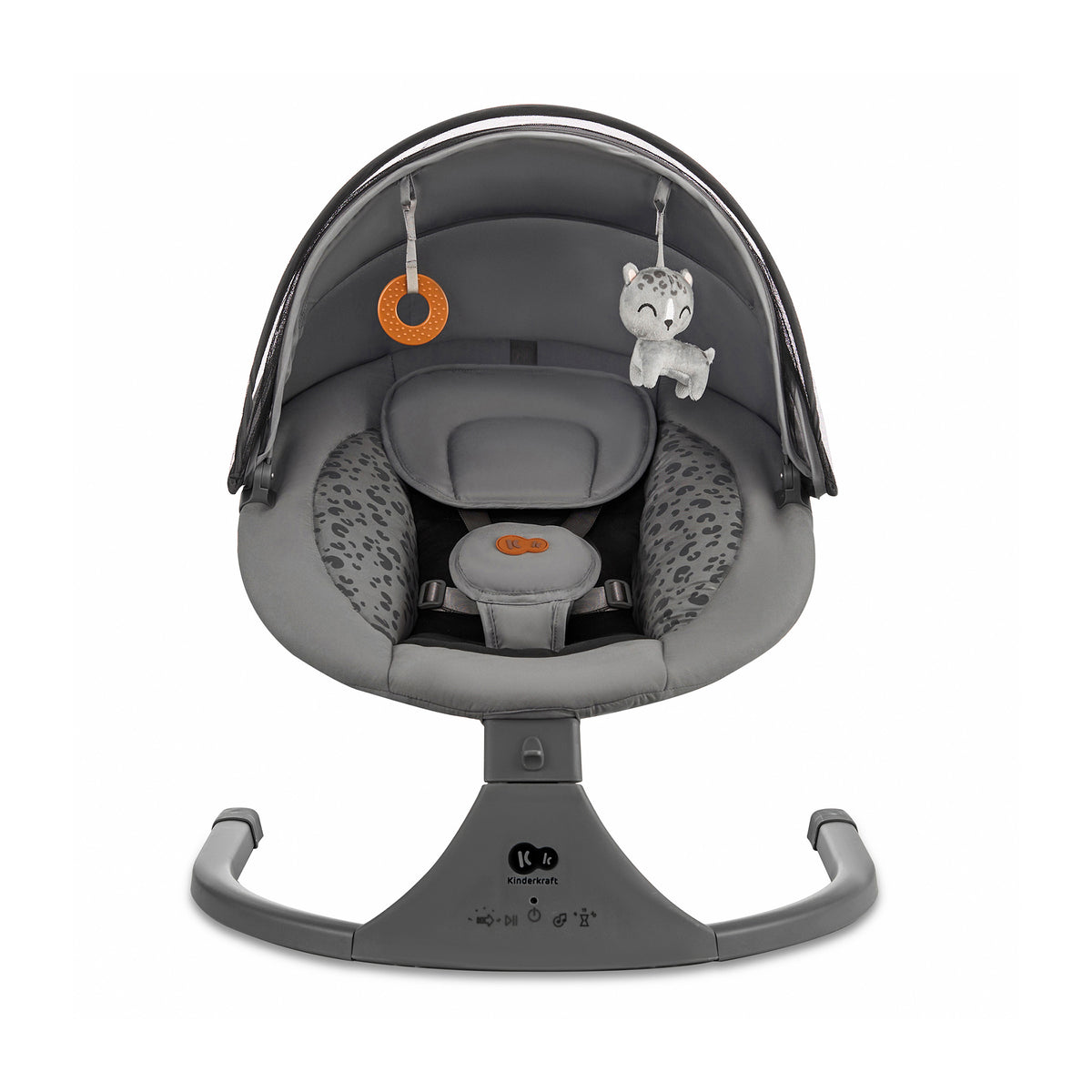 Kinderkraft люлка LUMI 2 dark grey - снимка 2