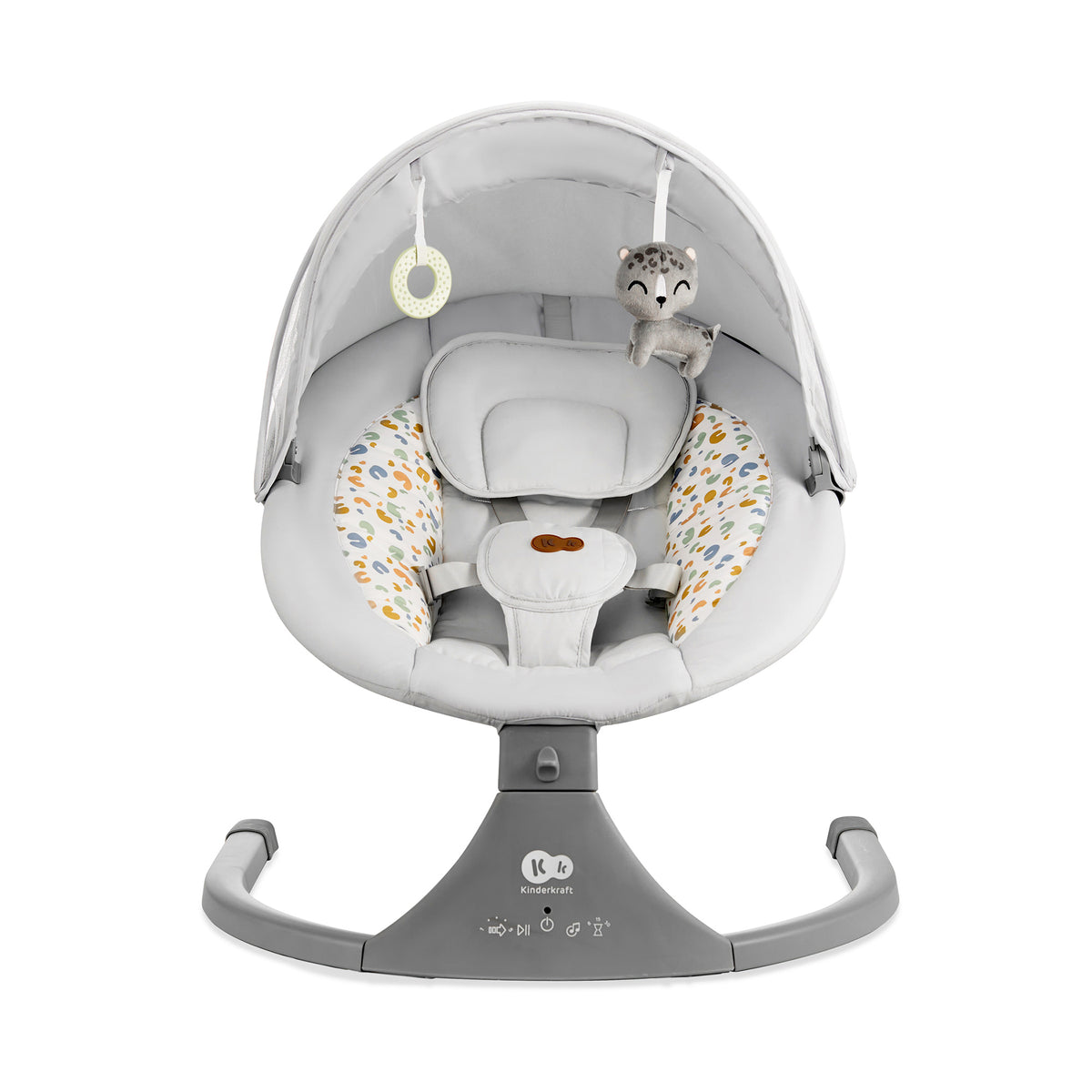Kinderkraft люлка LUMI 2 light grey - снимка 5