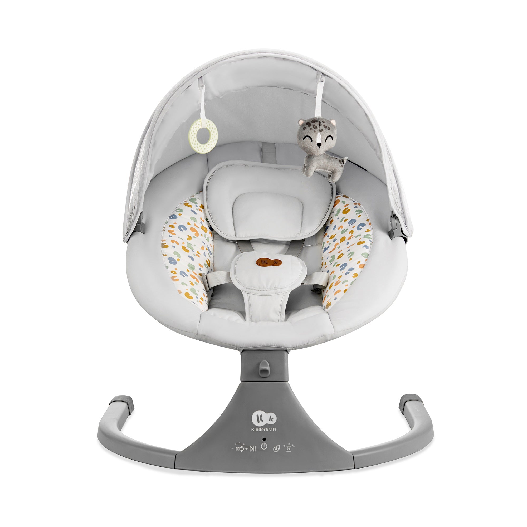 Kinderkraft люлка LUMI 2 light grey - снимка 5