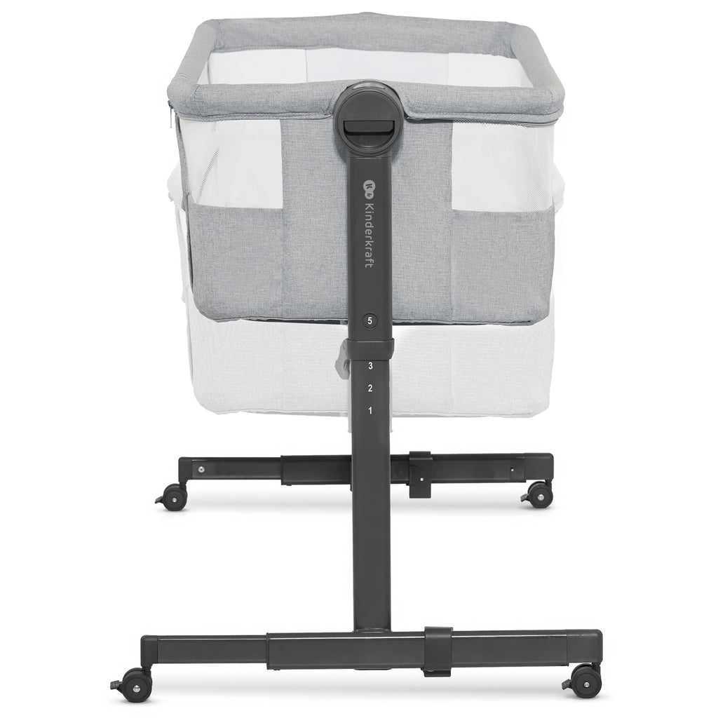 KinderKraft NESTE UP 2 бебешка кошара LIGHT GREY - снимка 4