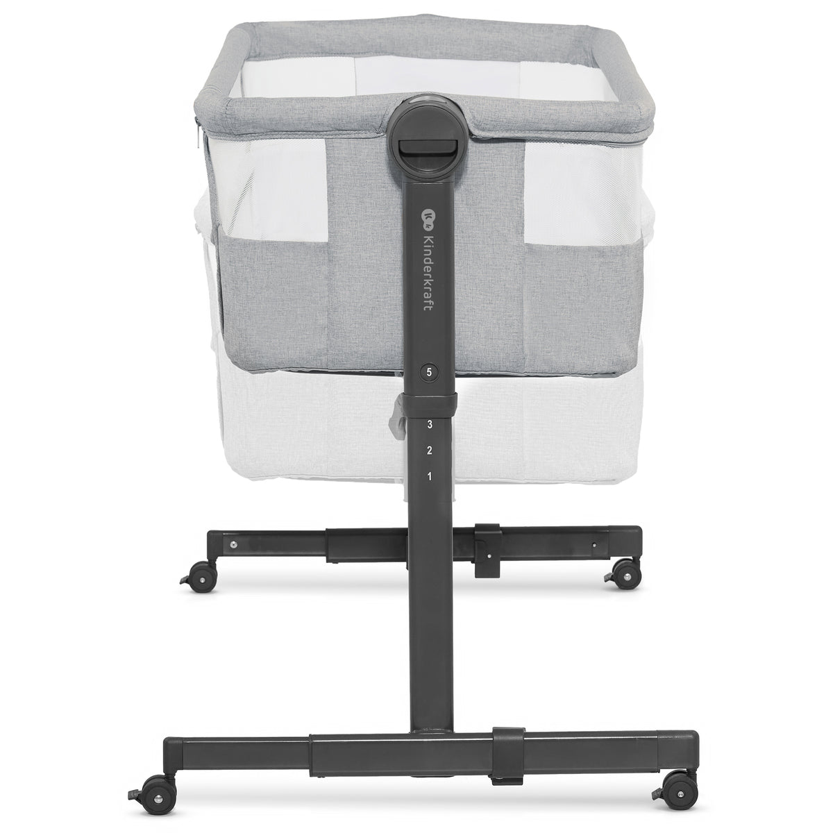 KinderKraft NESTE UP 2 бебешка кошара LIGHT GREY - снимка 4