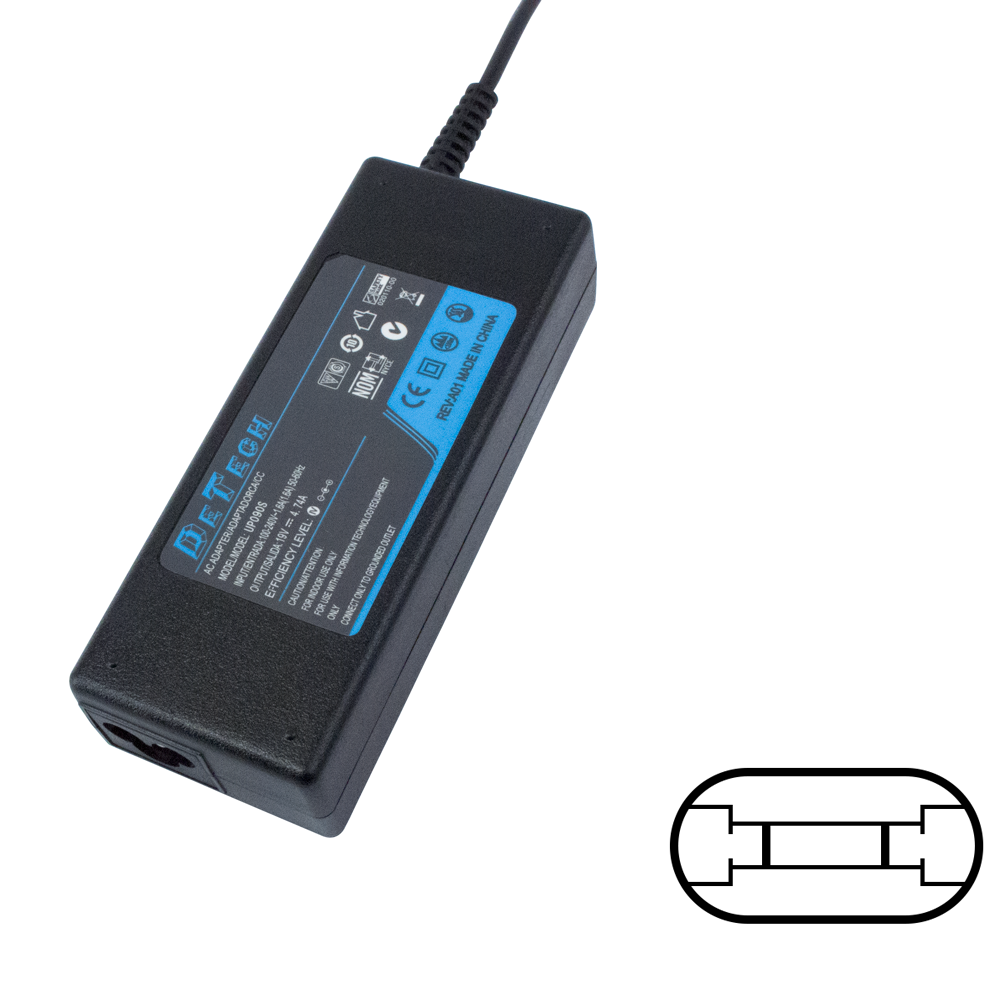 Адаптер DeTech за HP 120W 18.5V/6.5A OVAL - 302
