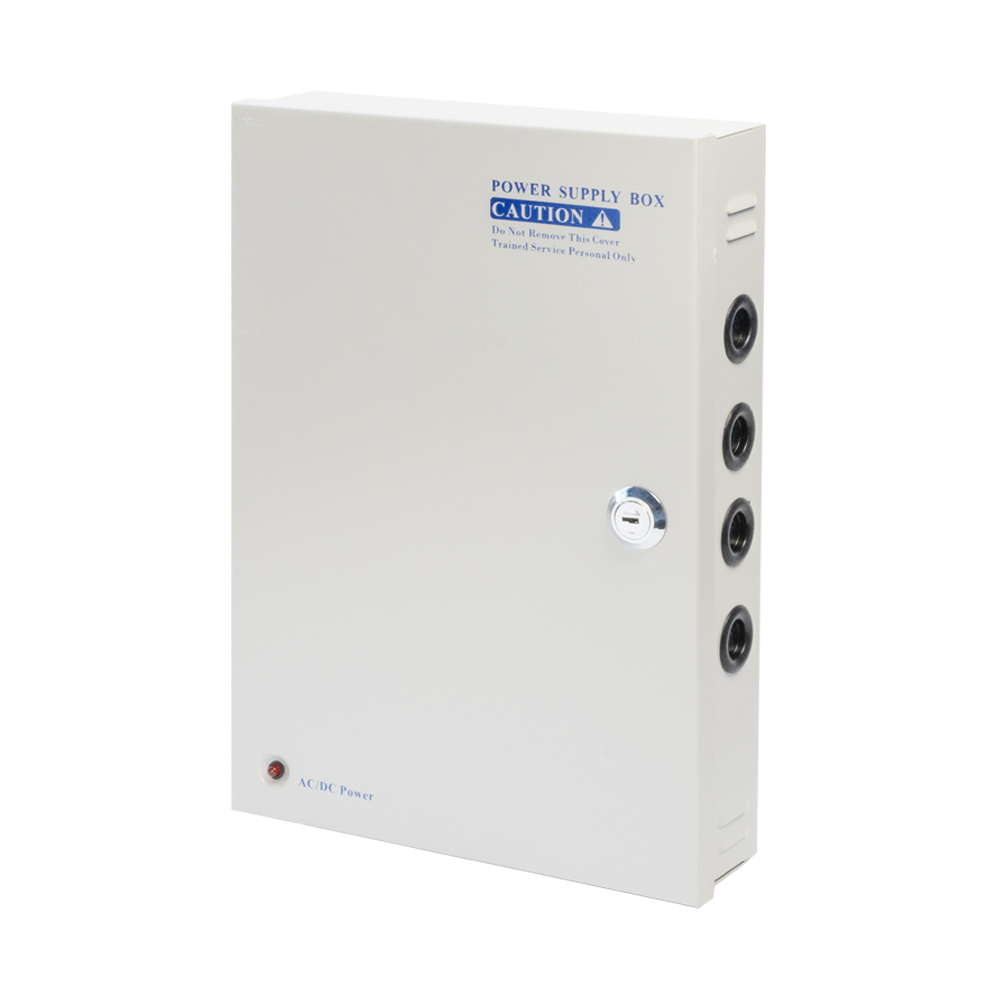 Импулсен захранващ блок No brand, 12V/30A, 18 Изхода, Метална кутия, Сив - 348