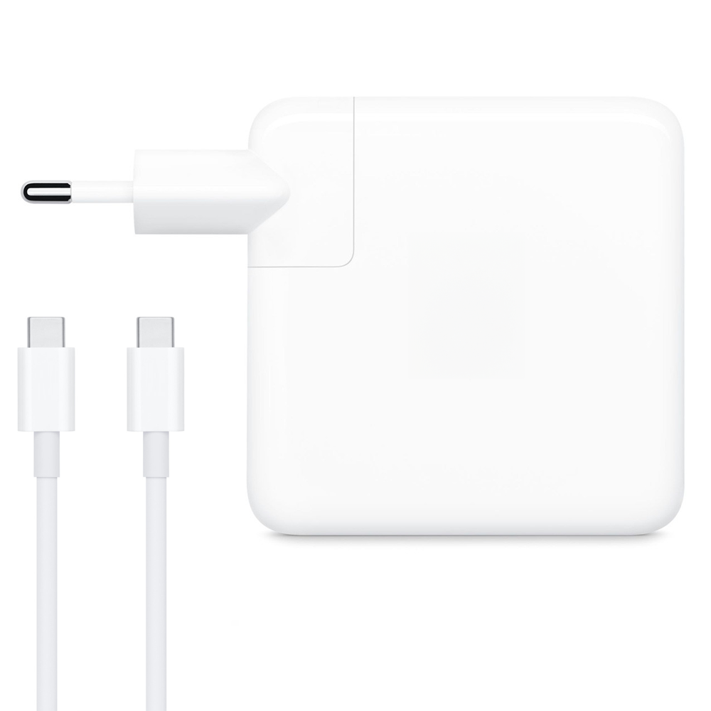Адаптер DeTech, За Apple, 61W, Type-C, Бял - 352