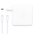 Адаптер DeTech, За Apple, 61W, Type-C, Бял - 352