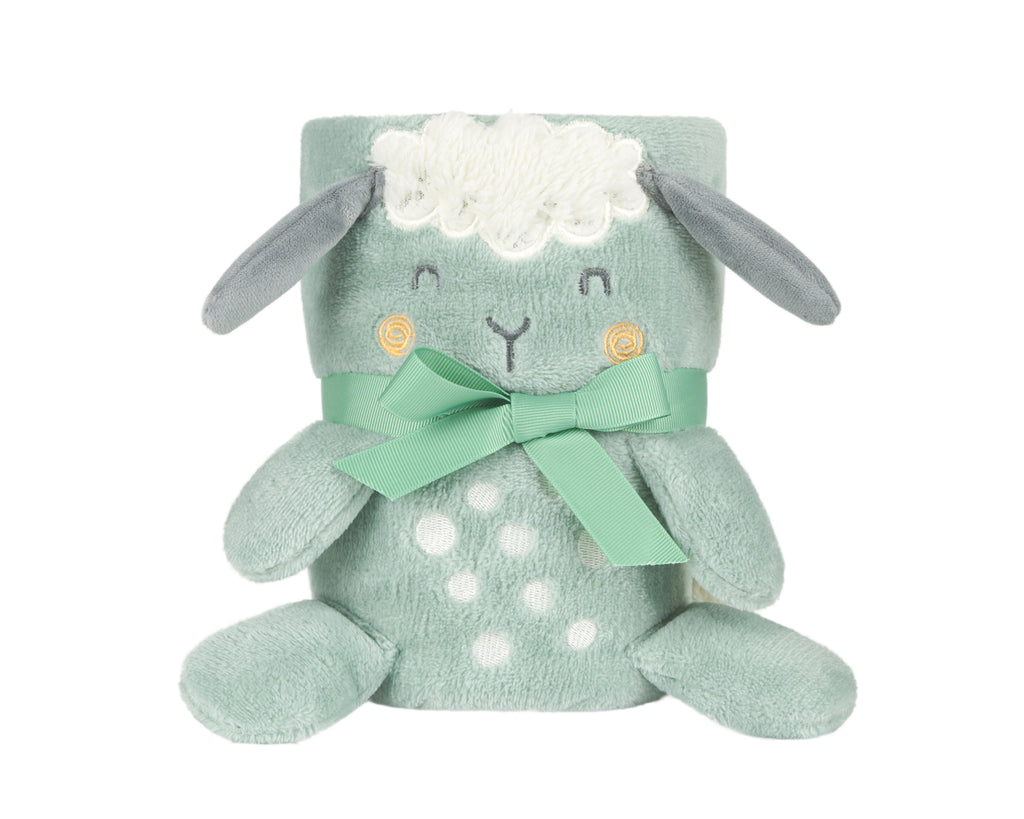 Бебешко одеяло с 3D бродерия Sleepy Sheep | Kikkaboo