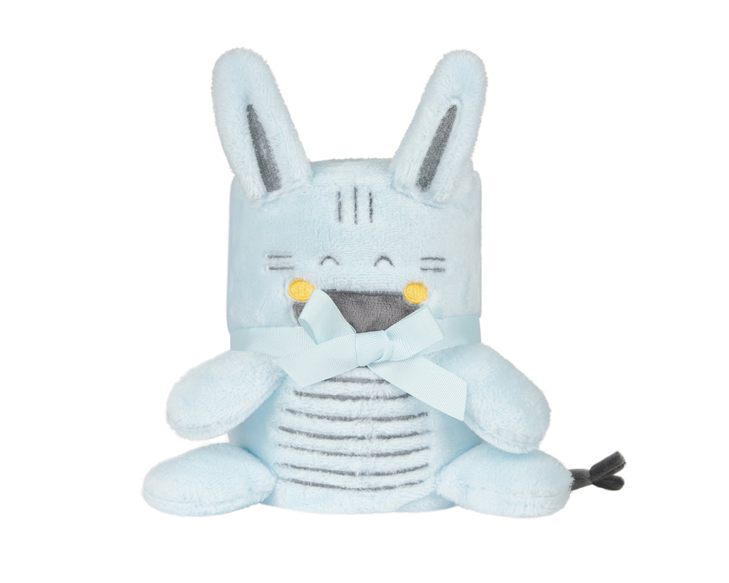 Бебешко одеяло с 3D бродерия Stripy Friends | Kikkaboo