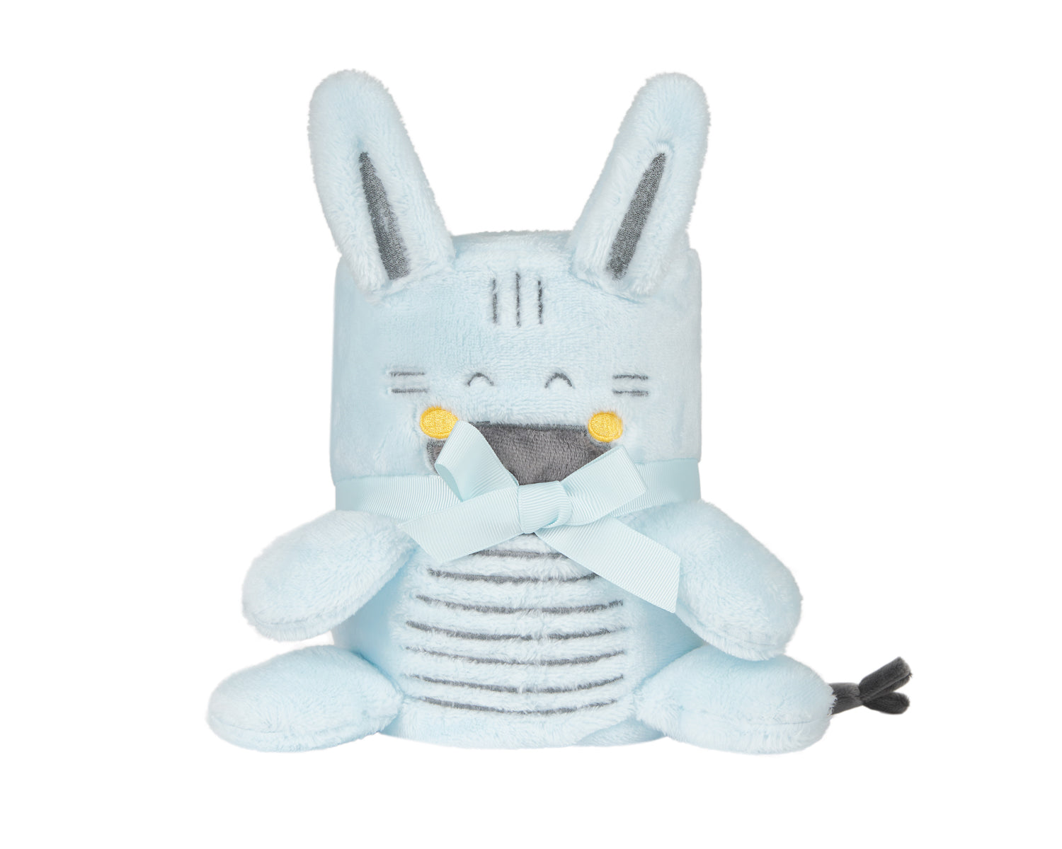 Бебешко одеяло с 3D бродерия Stripy Friends | Kikkaboo