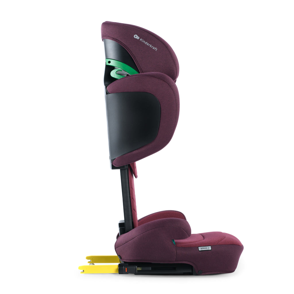 KinderKraft XPAND 2 I-SIZE столче за кола CHERRY PEARL KCXPAN02RED0000 - снимка 3