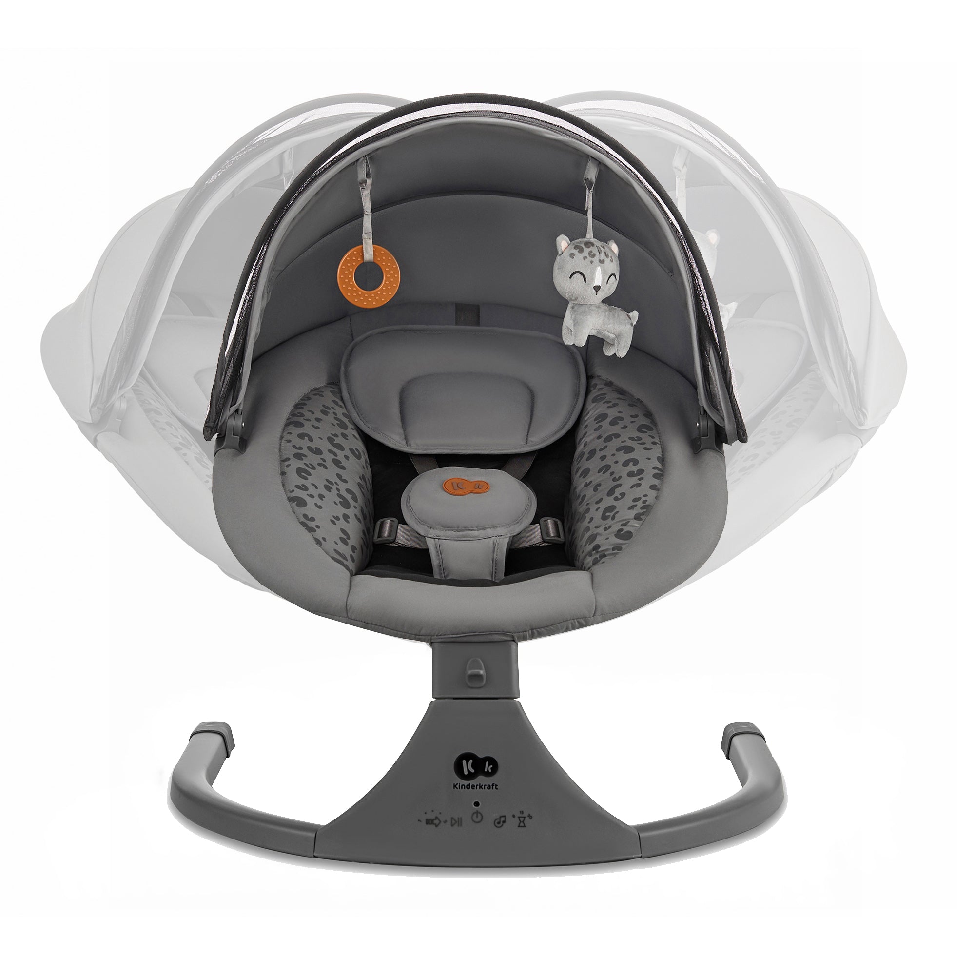 Kinderkraft люлка LUMI 2 dark grey - снимка 11
