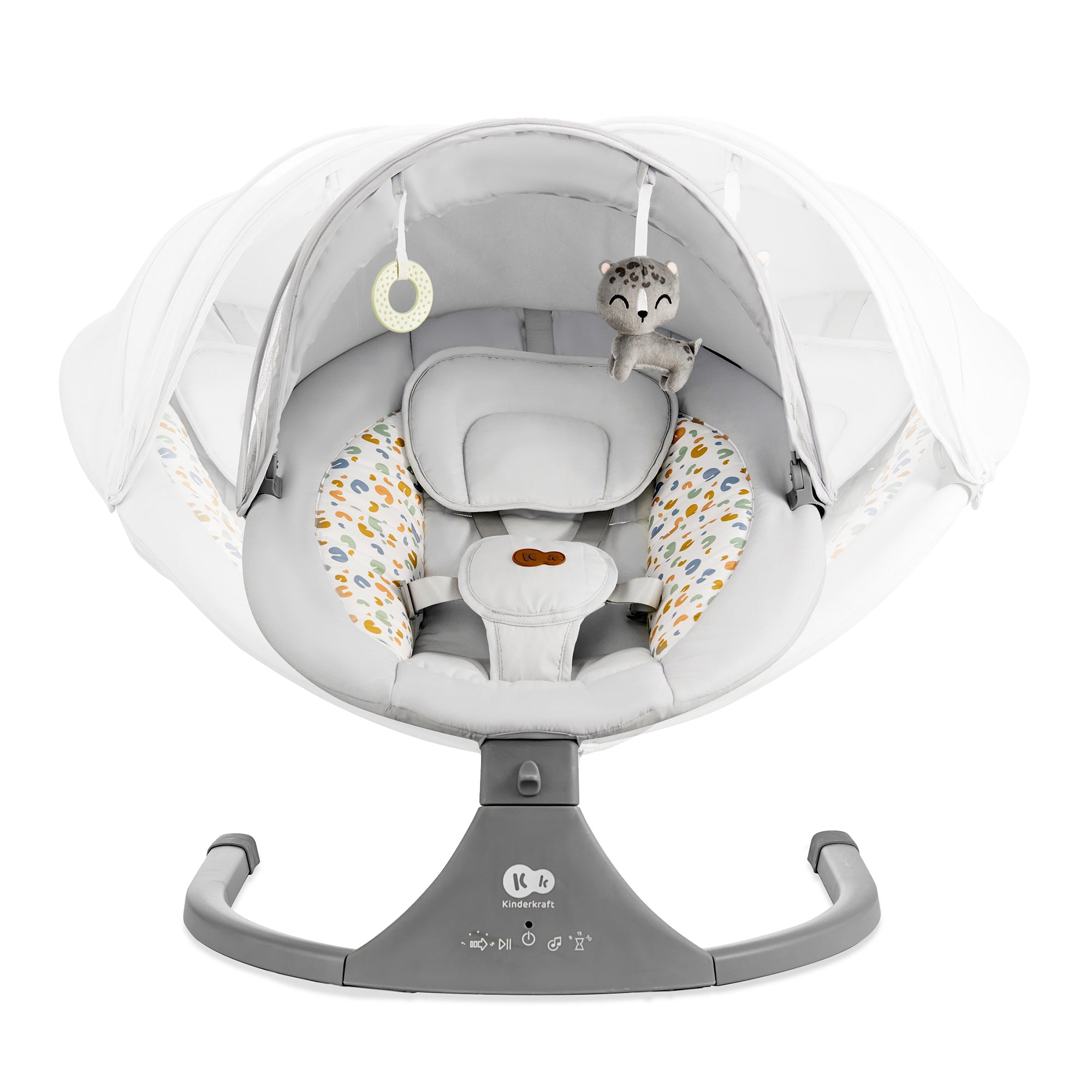 Kinderkraft люлка LUMI 2 light grey - снимка 4